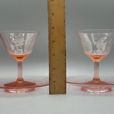 LOT 61: Vintage Pink Depression Glass & More