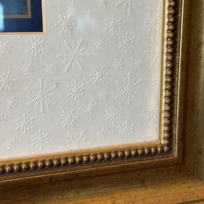 LOT 62: The Night Before Christmas Home Is Where The Heart Is Signed Print by Thomas Kinkade w/ Certificate Of Authenticity