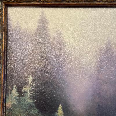 LOT 63: 10th anniversary Archive Collection Creekside Trail Signed Print by Thomas Kinkade w/ Certificate Of Authenticity