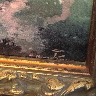 LOT 63: 10th anniversary Archive Collection Creekside Trail Signed Print by Thomas Kinkade w/ Certificate Of Authenticity