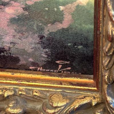 LOT 63: 10th anniversary Archive Collection Creekside Trail Signed Print by Thomas Kinkade w/ Certificate Of Authenticity