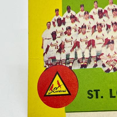 LOT 64: 1960s Baseball Cards - 1961 Ron Santo Rookie and Whitey Ford, 1962 Brooks Robinson and Whitey Herzog, 1965 Don Drysdale and More