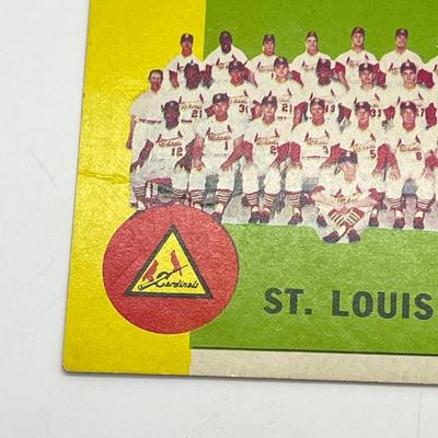 LOT 64: 1960s Baseball Cards - 1961 Ron Santo Rookie and Whitey Ford, 1962 Brooks Robinson and Whitey Herzog, 1965 Don Drysdale and More