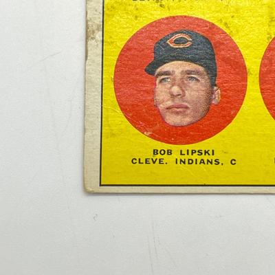 LOT 64: 1960s Baseball Cards - 1961 Ron Santo Rookie and Whitey Ford, 1962 Brooks Robinson and Whitey Herzog, 1965 Don Drysdale and More