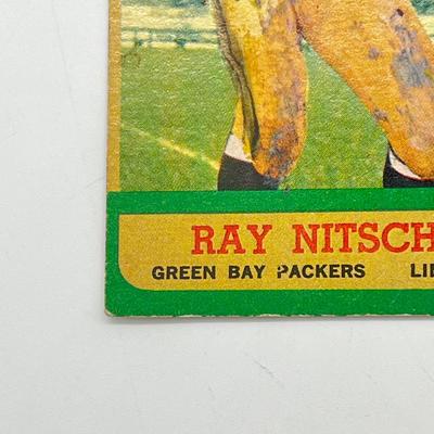 LOT 65: 1960s NFL Football Cards - 1961 Topps Tom Flores Rookie, 1963 Fleer Nick Buoniconti Rookie, 1963 Topps Ray Nitschke and Don...