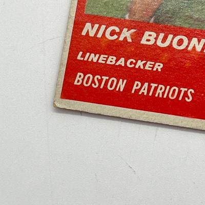 LOT 65: 1960s NFL Football Cards - 1961 Topps Tom Flores Rookie, 1963 Fleer Nick Buoniconti Rookie, 1963 Topps Ray Nitschke and Don...