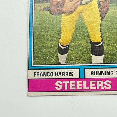 LOT 66: Franco Harris NFL Football Cards - 1973 (Rookie) and 1974