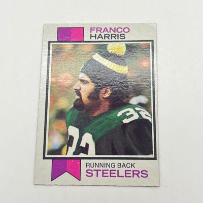 LOT 66: Franco Harris NFL Football Cards - 1973 (Rookie) and 1974