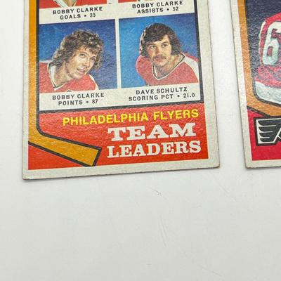 LOT 67: 8 Vintage NHL Cards - Bobby Orr, Gordie Howe, Bobby Clarke, and More