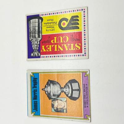 LOT 67: 8 Vintage NHL Cards - Bobby Orr, Gordie Howe, Bobby Clarke, and More