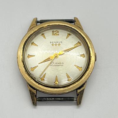 LOT 68: Men’s Watches - In Need of Bands/Repair - Hamilton, Roamer, Benrus, Armitron