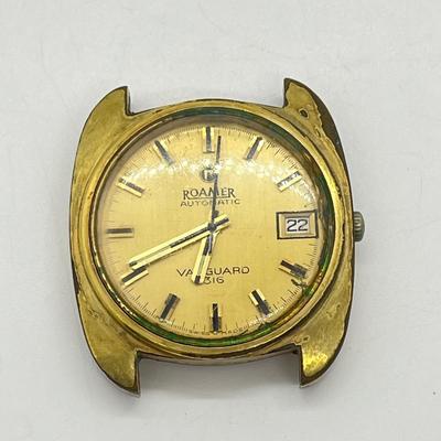 LOT 68: Men’s Watches - In Need of Bands/Repair - Hamilton, Roamer, Benrus, Armitron