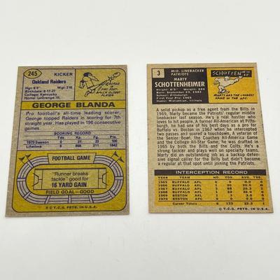 LOT 71: 1970s NFL Football Cards - Walter Payton, Namath, OJ Simpson and More