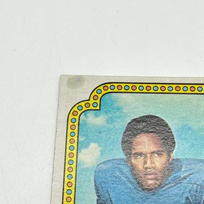 LOT 71: 1970s NFL Football Cards - Walter Payton, Namath, OJ Simpson and More