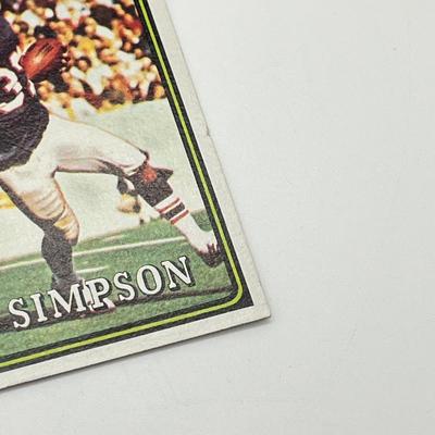 LOT 71: 1970s NFL Football Cards - Walter Payton, Namath, OJ Simpson and More