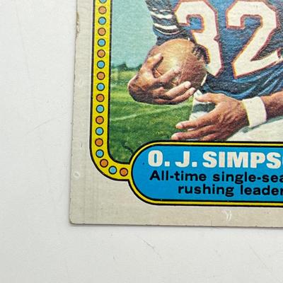 LOT 71: 1970s NFL Football Cards - Walter Payton, Namath, OJ Simpson and More