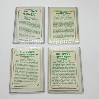 LOT 72: Baseball Novelty and Reproduction Cards - 1978 TCMA The 1960s and More