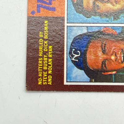 LOT 73: 1975 Topps Baseball Stars Cards - Nolan Ryan, Tom Seaver, Rod Carer, Reggie Jackson, Mike Schmidt, and More