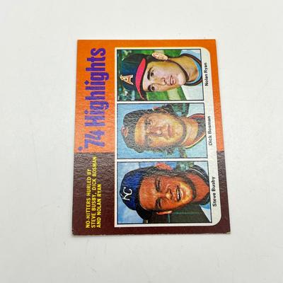 LOT 73: 1975 Topps Baseball Stars Cards - Nolan Ryan, Tom Seaver, Rod Carer, Reggie Jackson, Mike Schmidt, and More