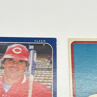 LOT 74: Pete Rose and Steve Carlton Baseball Cards