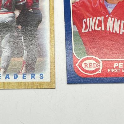 LOT 74: Pete Rose and Steve Carlton Baseball Cards