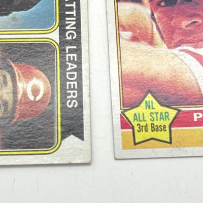LOT 74: Pete Rose and Steve Carlton Baseball Cards