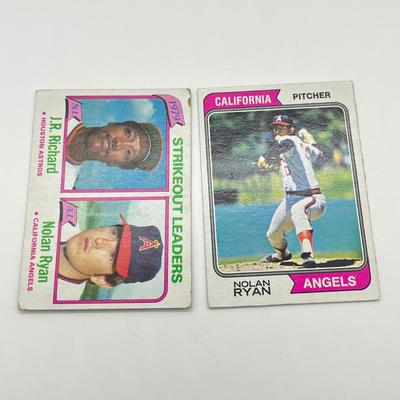 LOT 76: Nolan Ryan Baseball Cards 1970s-90s