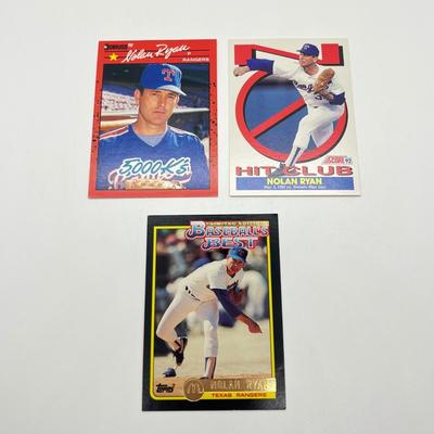 LOT 76: Nolan Ryan Baseball Cards 1970s-90s