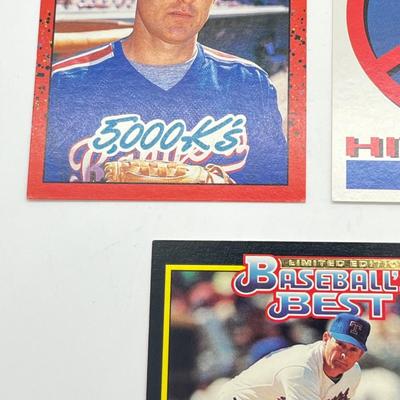 LOT 76: Nolan Ryan Baseball Cards 1970s-90s