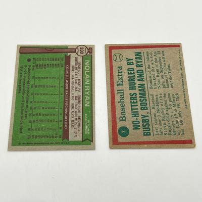 LOT 76: Nolan Ryan Baseball Cards 1970s-90s