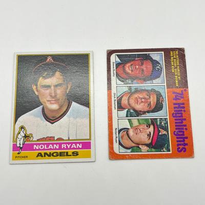 LOT 76: Nolan Ryan Baseball Cards 1970s-90s