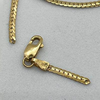 LOT 77J: Repair/Scrap - 10K Gold - Emerald and Diamond Earrings and Necklace - 6.5 gtw