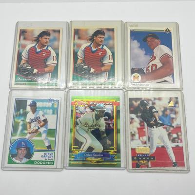 LOT 79: 1980s/90s Baseball and Football Cards and More! - 1992 McDonald’s Baseball’s Best Cards + Randy Johnson, Chipper Jones Rookies,...