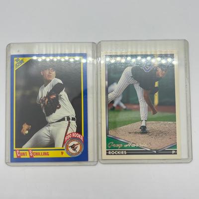 LOT 79: 1980s/90s Baseball and Football Cards and More! - 1992 McDonald’s Baseball’s Best Cards + Randy Johnson, Chipper Jones Rookies,...