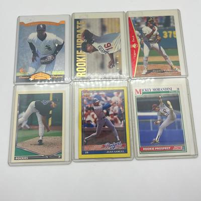 LOT 79: 1980s/90s Baseball and Football Cards and More! - 1992 McDonald’s Baseball’s Best Cards + Randy Johnson, Chipper Jones Rookies,...