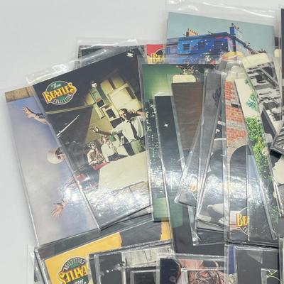 LOT 80: 1990s Beatles Trading Cards (Around 200)