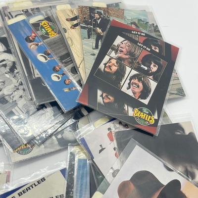 LOT 80: 1990s Beatles Trading Cards (Around 200)