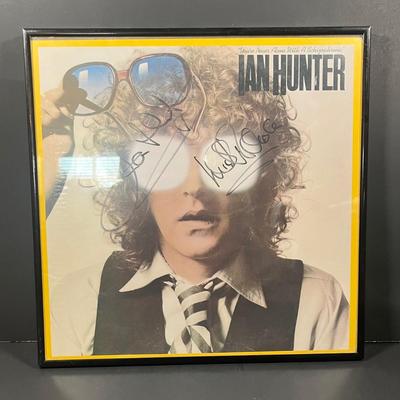 LOT 82B: Signed BOTH Ian Hunter & Mick Ronson “You’re Never Alone With a Schizophrenic”