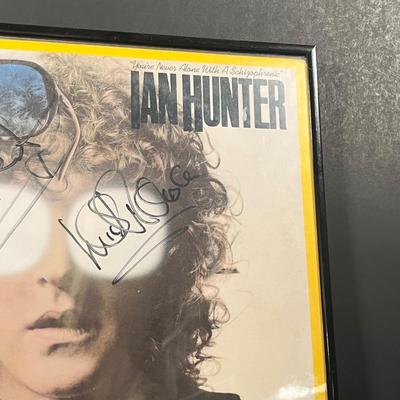 LOT 82B: Signed BOTH Ian Hunter & Mick Ronson “You’re Never Alone With a Schizophrenic”