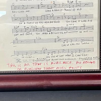 LOT 83B: Bobby Gosh Rare Sheet Music “You Made A Believer Out Of Me”