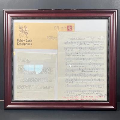 LOT 83B: Bobby Gosh Rare Sheet Music “You Made A Believer Out Of Me”
