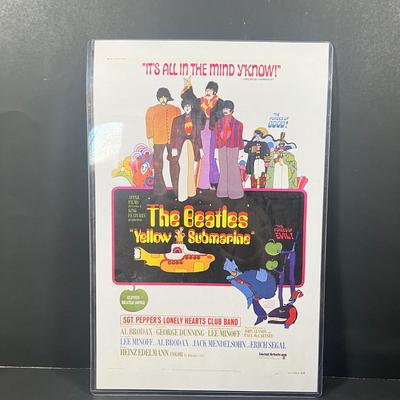 LOT 85B: Collection of Vintage Beatles Memorabilia - Hot Wheels, Poster, and more!