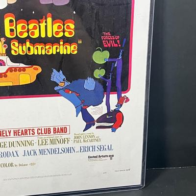 LOT 85B: Collection of Vintage Beatles Memorabilia - Hot Wheels, Poster, and more!