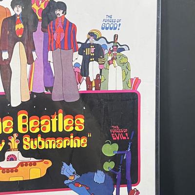 LOT 85B: Collection of Vintage Beatles Memorabilia - Hot Wheels, Poster, and more!