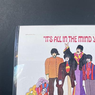 LOT 85B: Collection of Vintage Beatles Memorabilia - Hot Wheels, Poster, and more!