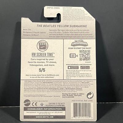 LOT 85B: Collection of Vintage Beatles Memorabilia - Hot Wheels, Poster, and more!