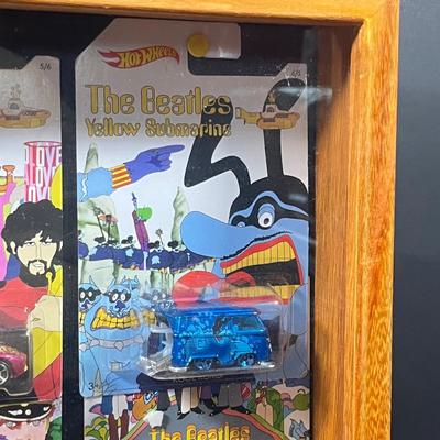 LOT 85B: Collection of Vintage Beatles Memorabilia - Hot Wheels, Poster, and more!