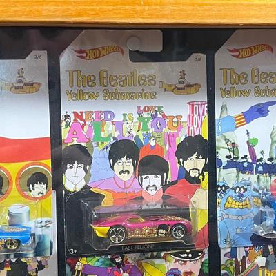 LOT 85B: Collection of Vintage Beatles Memorabilia - Hot Wheels, Poster, and more!