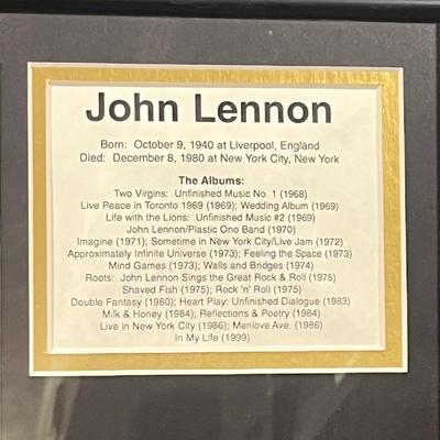 LOT 86B: John Lennon Memorabilia - Posters, Books, and more!