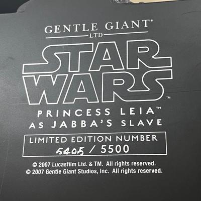 LOT 90B: Gentle Giant - Star Wars Princess Leia as Jabba’s Slave Statue